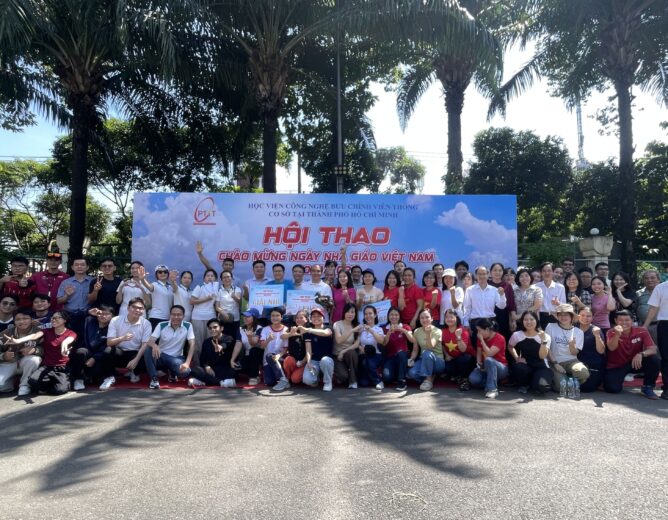 Hội thao chào mừng Ngày Nhà giáo Việt Nam 20/11 tại Học viện Công nghệ Bưu chính Viễn thông – Cơ sở TP. Hồ Chí Minh