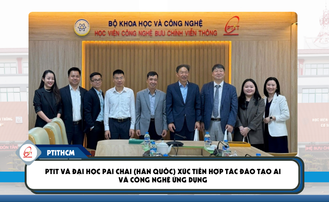 PTIT và Đại học Pai Chai (Hàn Quốc) xúc tiến hợp tác đào tạo AI và Công nghệ ứng dụng